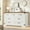 White, variant on Farmhouse Dresser for Bedroom 7 Drawers Dresser with Thick Styling, Black Chest of Drawers or Storage Organizer for Living Room Hallway