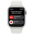thumbnail image 3 of Restored Apple Watch Series 8 41mm (GPS) Silver Aluminum Case with White Sport Band MP6L3LL/A (Refurbished), 3 of 5