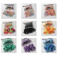 thumbnail image 3 of Set Of 100pcs Hair Ties Elastic Bands Colorful Seamless Cotton Hair Ties Ponytail Holder Scrunchies Hair Accessories Women Headband for Thick & Thin Hair, 3 of 6