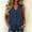 Dark Blue, variant on Womens Summer V Neck Wrap Tank Tops Halter Tops for Women Suit Vest Casual Cotton Knit Top Cotton Linen Gauze Wrap Top Side Tie Tops for Women Women Wrap Top Black S