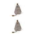 thumbnail image 3 of Billuyoard Bolsa de almacenamiento de alimentos para mascotas con gancho a presión Entrenamiento de animales pequeños Bolsa de lona plegable Gris Bolsa 2piezas, 3 of 6