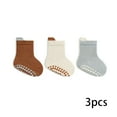thumbnail image 2 of LYMAYTER ‌Toddler Infant Cotton Socks 3 Pack Non-Slip Grip Sole for Baby Boys Girls Indoor Floor 0-5Y, 2 of 8