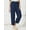 Blue, variant on TBWYF Womens Solid Plus Size Chino Trousers Harem Casual Holiday Loose Slacks Pants Khaki S