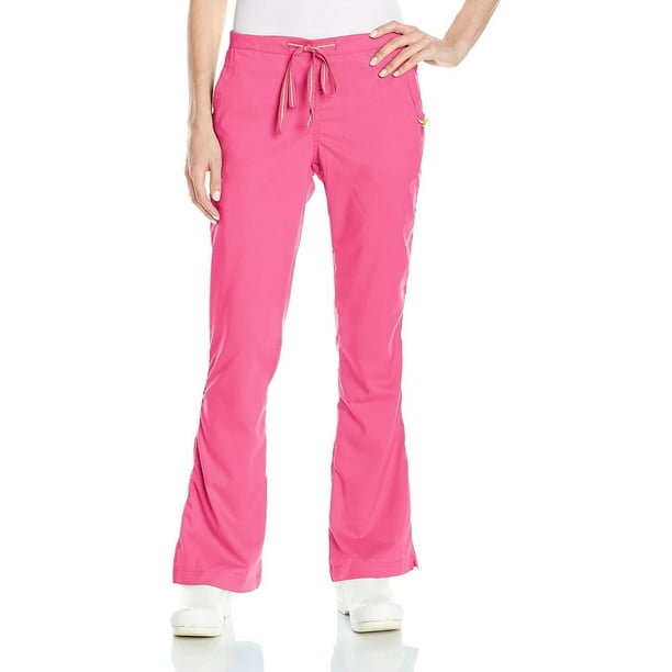 Med Couture Peaches Uniforms Ladies Sherry Scrub Pant Rose, Small Tall