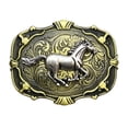 thumbnail image 1 of Cinturón con hebilla Running Horse Vintage Western Cowboy para hombre, 1 of 3