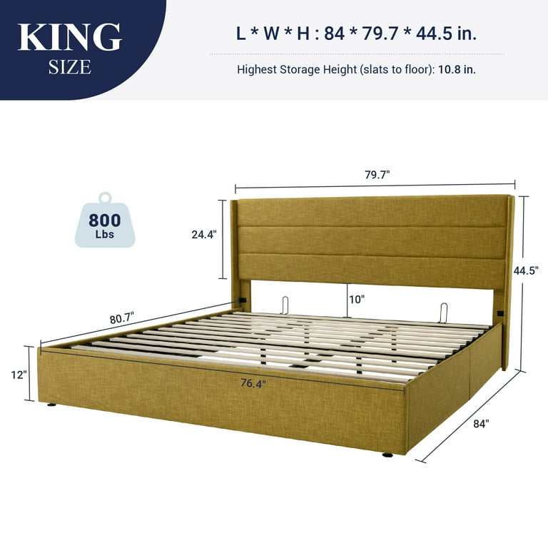 ライオンページ Allewie-King-Size-Lift-Up-