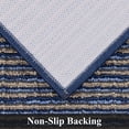 thumbnail image 3 of MeyJey Kitchen Rug Set 2 Piece, Non Slip Kitchen Floor Mats Machine Washable Mats for Home Floor and Living Room,Blue, 3 of 11