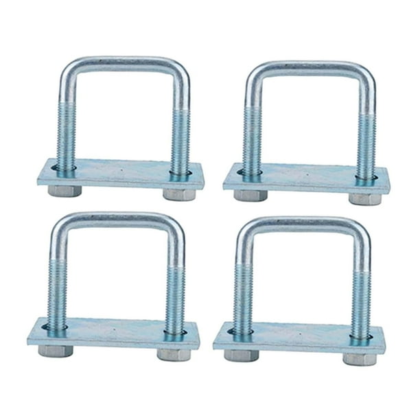 4 soportes de perno en U, herrajes versátiles, portátiles, de fácil instalación, piezas de repuesto 667 x 105 centímetros
