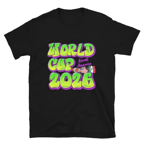 Copa Mundial 2026 Soccer World Championship Fan Pride Graphic Unisex T-Shirt, up to size 5XL