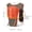 Black, variant on Nylon Hydration Pack 5L Hydration Backpack Lightweight Water Pack for Running Hiking Riding Cycling Outdoor Sports Daypack Men Women Orange (14.2 inches / 36.0 cm)