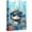 Frame-style, variant on Underwater Cat Scuba Diving Wall Art Canvas Prints Poster,Cute Animal with Snorkel Mask,Ocean Life Theme Printing Artwork Decor for Kids Room Bedroom Bathroom Living Room Home Decor