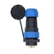 thumbnail image 2 of Conector de alimentación impermeable IP68, enchufe de aviación de 4 agujeros, cuadrado, macho y hembra, 380V, 10A, SP28, 2 of 8