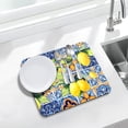 thumbnail image 5 of Rubber Dish Drying Mat for Kitchen Counter Large Lemon Washable Quick Home Coffee Pad Fit Under Sink,Bar,Utensils 16x18in, 5 of 5