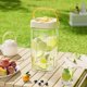 thumbnail image 4 of Hervidor de agua fría para acampar y hacer senderismo, lata de bebida de té de frutas de verano con grifo incorporado, cubo de jugos de gran capacidad, plástico, agua fría, 4 of 6