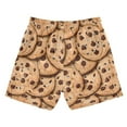 thumbnail image 2 of joogoo Boys Swim Trunks Chocolate Cookies Beach Board Shorts Drawstring Swimsuit 5T, 2 of 6