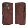 thumbnail image 1 of Case for Motorola MOTO G9 Power Cover Adjustable Detachable Card Holder Magnetic closure Leather Wallet Case - Brown, 1 of 5