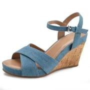 Aerosoles Women's Pastel Wedge Sandal