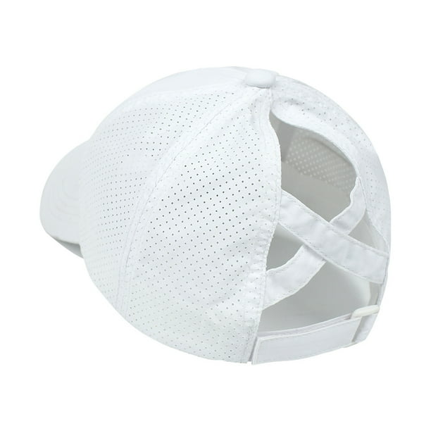 White baseball best sale cap walmart