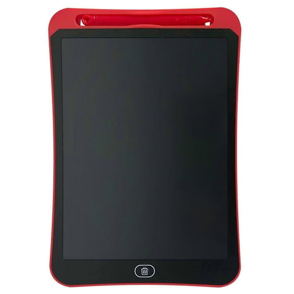 10in LCD Writing Tablet Erasable Educational Color Electronic Doodle Board Writing Drawing Board for Kids Red