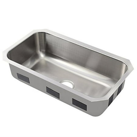kohler ballad undermount stainless steel 32 in. single bowl kitchen sink