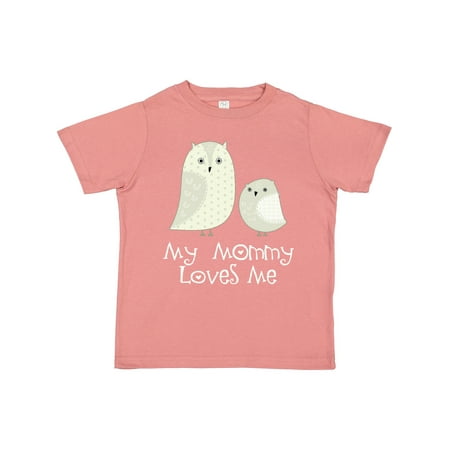 

Inktastic My Mommy Loves Me Owl Gift Toddler Boy or Toddler Girl T-Shirt