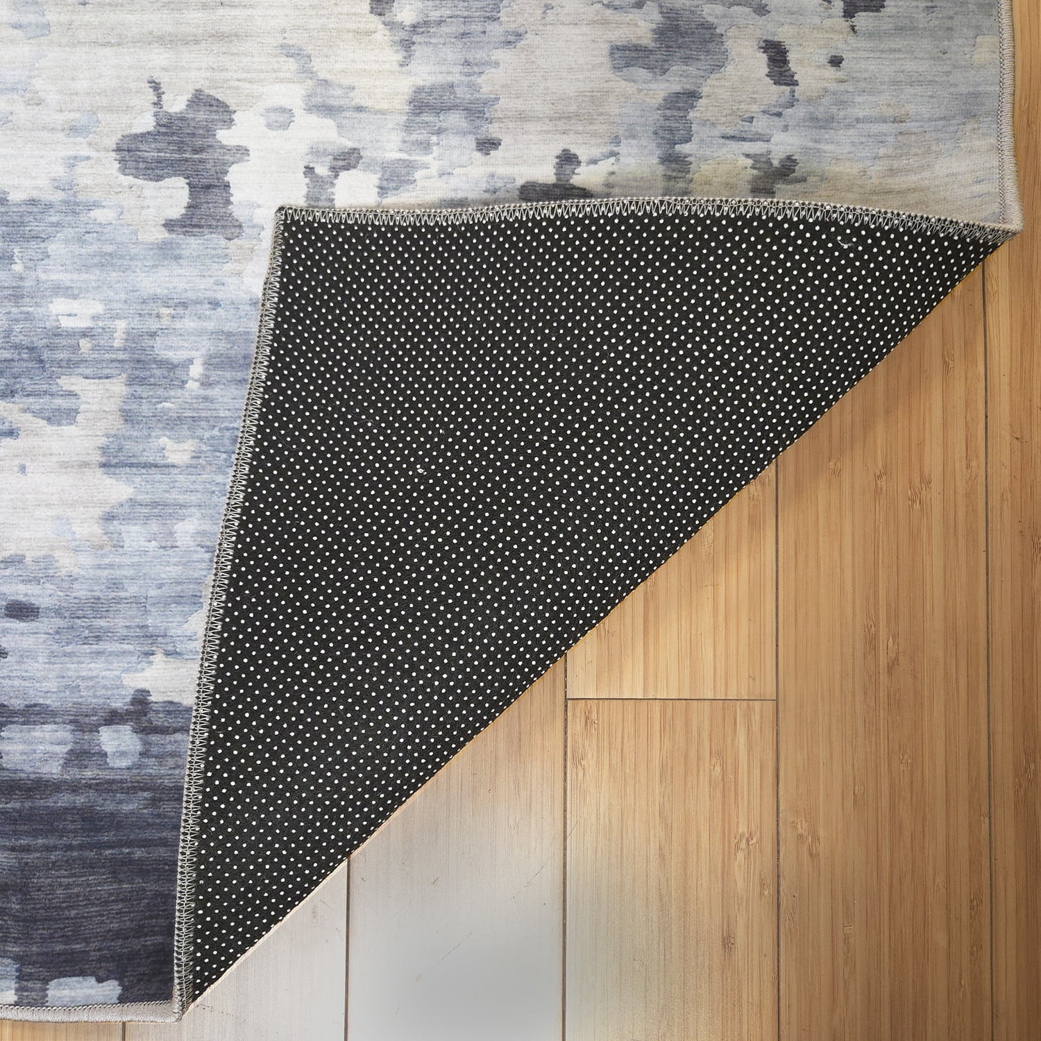 Crystal Print Kaori Modern Abstract Charcoal Area Rug, 9x13