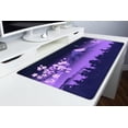 thumbnail image 6 of Purple Desk Mat Japanese Desk Pad Cute Fuji Mountain Gaming Mousepad Large, Cherry Blossom Mouse Pad XXL Desk Mats, Kawaii Anime Deskmats Desktop Protector Laptop Keyboard Mat Pad 31.5x15.75 in, 6 of 6