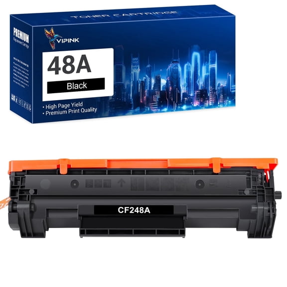 48A Toner Cartridge Compatible for 48A CF248A LaserJet Pro M15w MFP M29w M28w M15a M16a M16w M28a M29a M15 M29 M28 M16 Printer Ink (1-Pack Black)