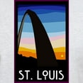 thumbnail image 3 of CafePress - St. Louis Arch Ash Grey T Shirt - Men's Classic Graphic T-Shirt, 3 of 4