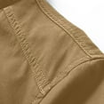 thumbnail image 4 of Maoxin Jackets for Men Casual Loose Fitting Workwear Long Sleeved Hooded Jacket Khaki 4XL, 4 of 7