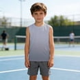 thumbnail image 2 of AWZXDE Casual Tops Solid Summer Loose Comfortable Tank Top Vest for Kids, 2 of 3