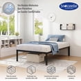 thumbnail image 3 of Magma Life Base de Cama Individual de Metal Resistente, Plataforma con Espacio de Almacenamiento, Fácil Armado, Soporte Antideslizante para Colchón, Diseño Moderno y Duradero, Gran Estabilidad, 3 of 5