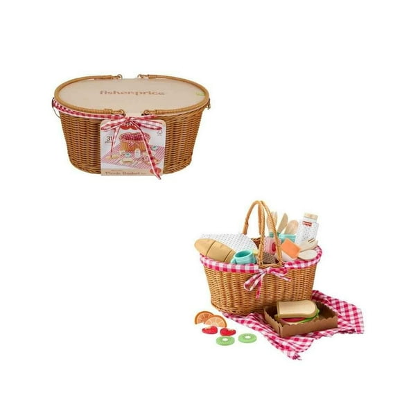 Juguete para Bebés Fisher Price Canasta de Picnic de Madera