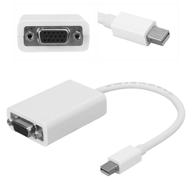 Convertidor Vga Mini Macho A VGA Hembra, Cable Adaptador De Alta Definición De 6,7 Pulgadas Para Computadora