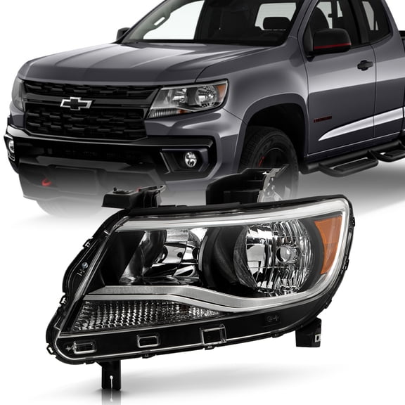 2015-2022 Chevy Colorado Headlight Headlamp w/Bulb Halogen Left Driver Side