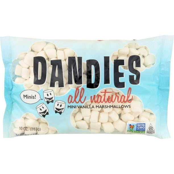 Dandies Mini Vegan Marshmallows, 10 Oz (Pack Of 12)