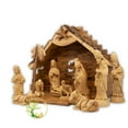 thumbnail image 5 of Christmas Nativity Set From The Holy Land |Large Wooden Nativity Scene For The Holiday Season | Wooden Manger Scene For Christmas Decoration, 5 of 5
