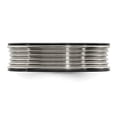 thumbnail image 4 of Edward Mirell Black Ti & Titanium Polished Grooved Concave Ring, 4 of 8