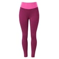 thumbnail image 6 of LEEYNEER Women‘s High Waist Yoga Pants Tummy Control Slimming Booty Leggings Workout Running Butt Lift Tights with Bow Hot Pink S, 6 of 6