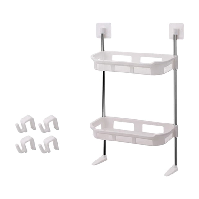 Shelves for Storageover Toilet Storage Rack Self Adhesive Toilet Shelf Bathroom Organizer Shelf Above Toilet Shelf Bathroom Storage Bathroom Shelves Over Toilet Shelf White