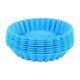 thumbnail image 1 of 8 Pcs Silicone Cake Pans, Non-Stick Round Pie Moulds, Round Fluted Flan Baking Molds for Muffin, Qu, 1 of 5