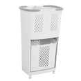thumbnail image 1 of Cesta para ropa sucia cesta de lavandería de plástico PP con ruedas para baño ANGGREK Otros, 1 of 8