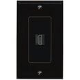 thumbnail image 4 of Placa de pared HDMI DecorZ, 1 puerto, 1 banda, negro/negro, hembra a hembra, 4 of 4