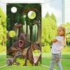 LaVenty Roar Dinosaur Toss Games Banner Dino Party Game Dinosaur Birthday Party Supplies for Kids Boys Birthday Jurassic World Family Gathering Party Supplies