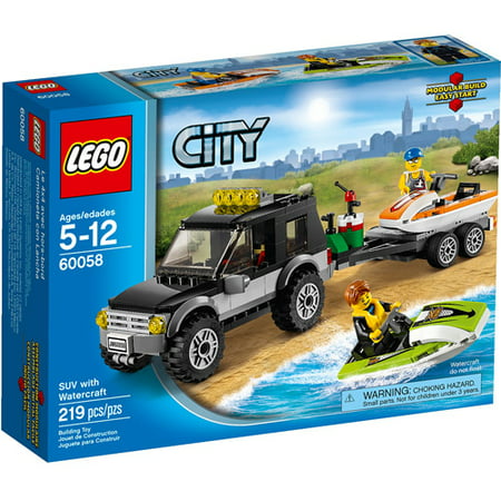 LEGO City Great Vehicles SUV with Watercraft Building Set