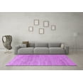 thumbnail image 3 of Ahgly Company Indoor Square Oriental Purple Industrial Area Rugs, 6' Square, 3 of 4