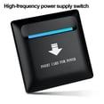 thumbnail image 1 of Card Power Switch Energy Saving Wall Access Control Switch 13.56Mhz Hotel Switch Black, 1 of 4