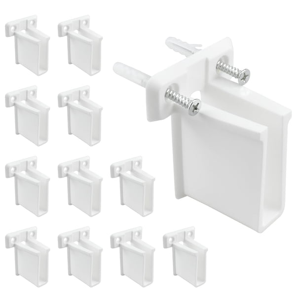 Soporte de pared de alambre ZIUZI Heavy Duty, blanco