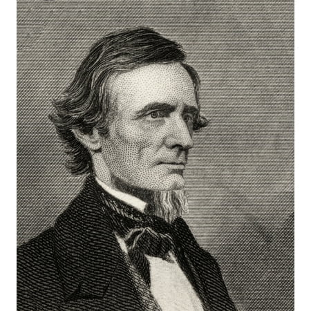 Jefferson Davis1808-1889 First And Only President Of The Confederate States Of America During The American Civil War Canvas Art - Ken Welsh Design Pics (13 x 15)
