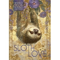 Sloth Love 2026 Weekly Planner and Organizer, (Paperback)